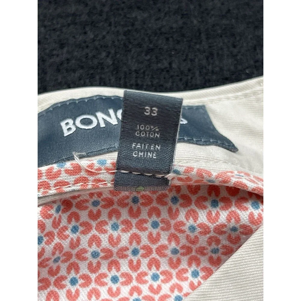 Bonobos Men’s Size 33” Off-White Chino Shorts